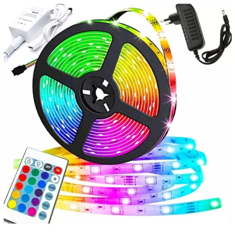 Fita LED RGB com Controle Remoto